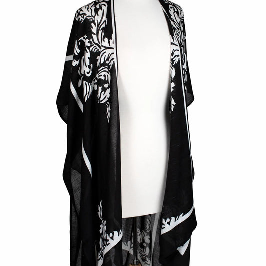 Black & Cream Kimono