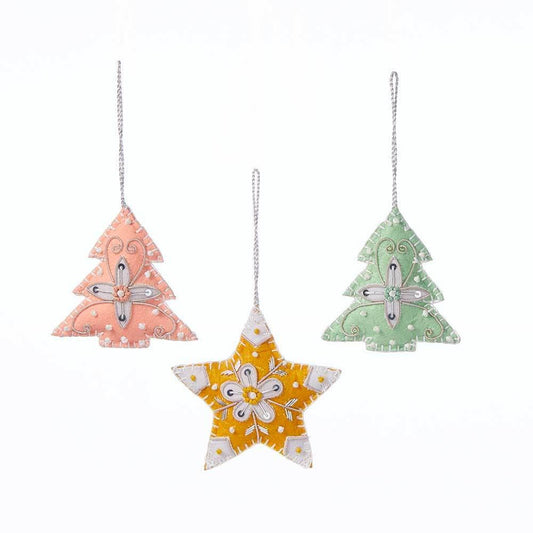 Jolly Zardosi Ornaments - Coral Tree