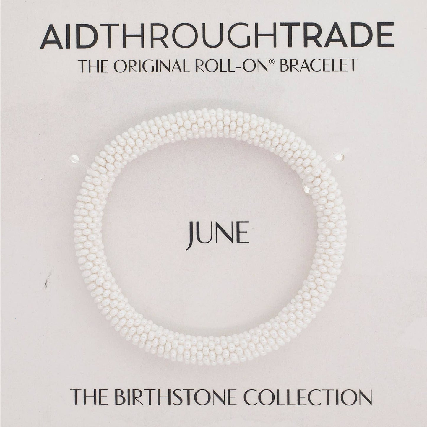 Roll-On® Bracelet - June Birthstone