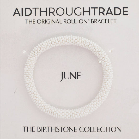 Roll-On® Bracelet - June Birthstone