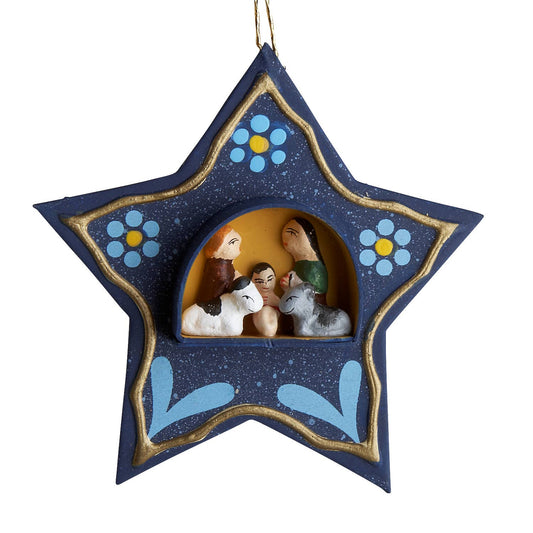 Peruvian Retablo Star Ornament