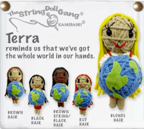 String Doll Keychain - Terra