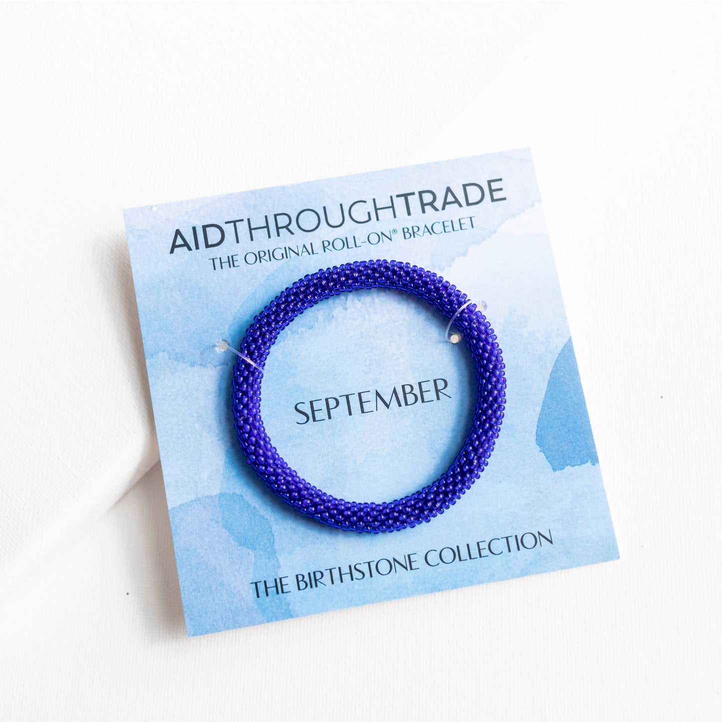 Roll-On® Bracelet - September Birthstone