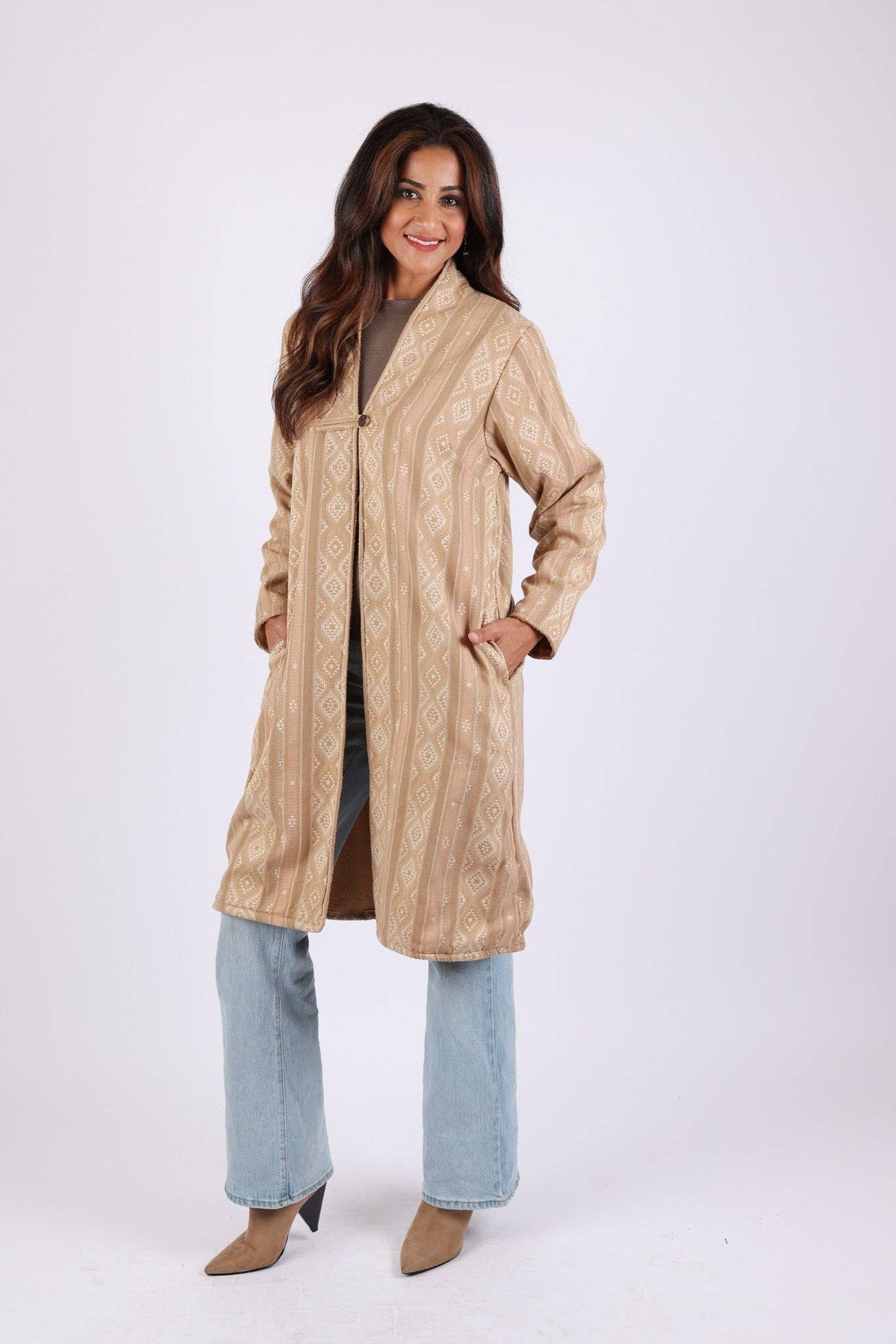 Beige Fleece Jacket