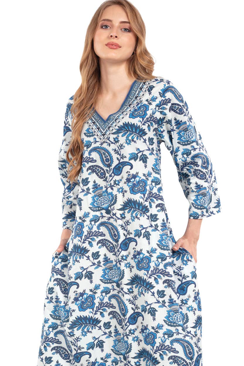 Maya Cotton Kaftan