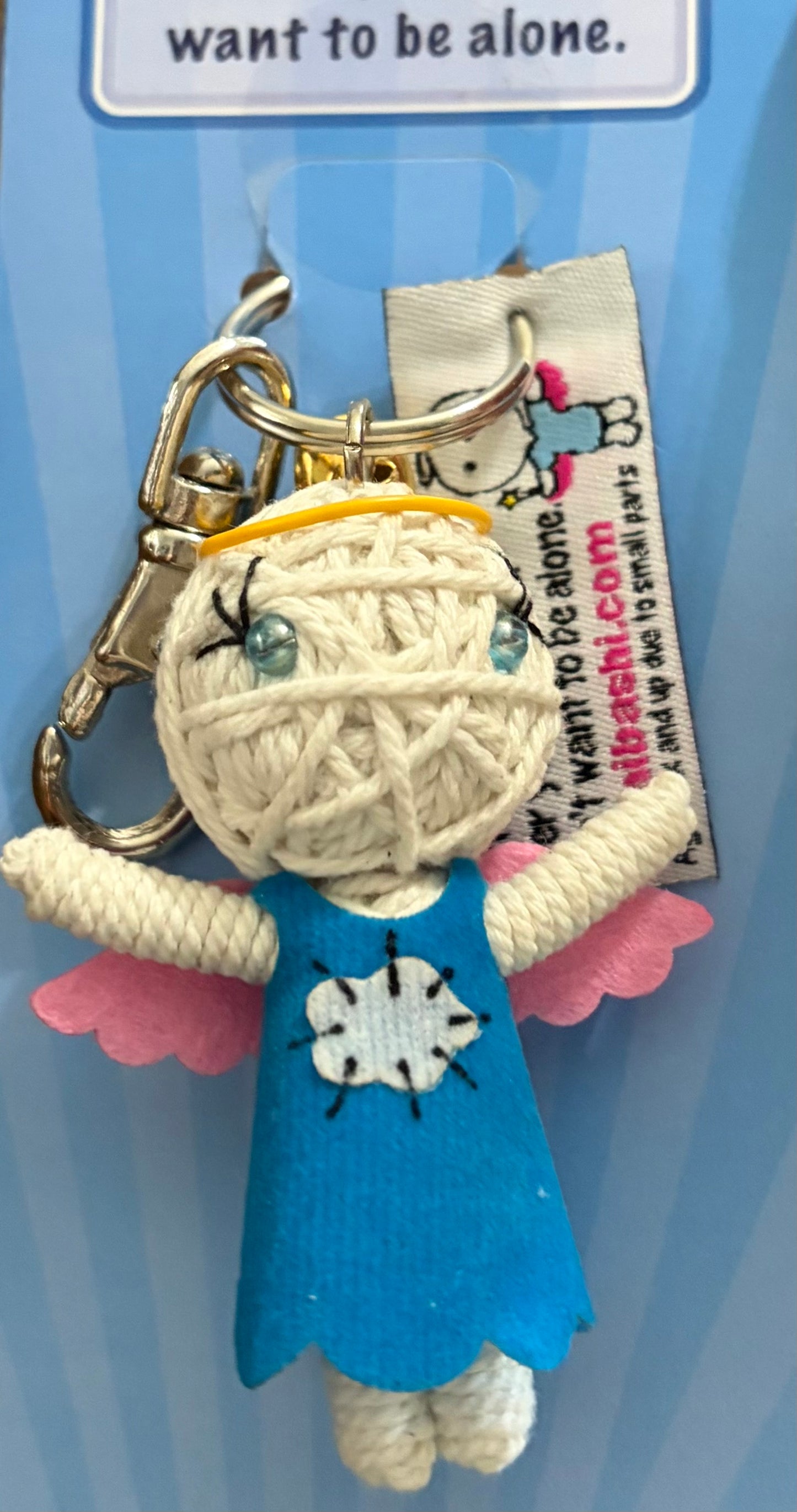 Little Angel String Doll Keychain