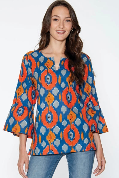 Kala Cotton Tunic - Blue Multi