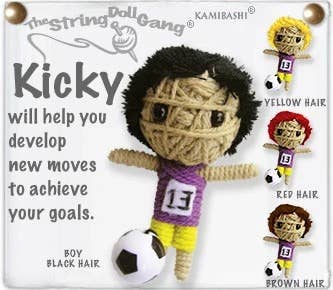String Doll Keychain - Kicky Boy