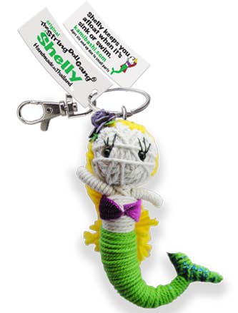 String Doll Keychain - Shelly the Mermaid