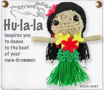 String Doll Keychain - Hu La La Girl