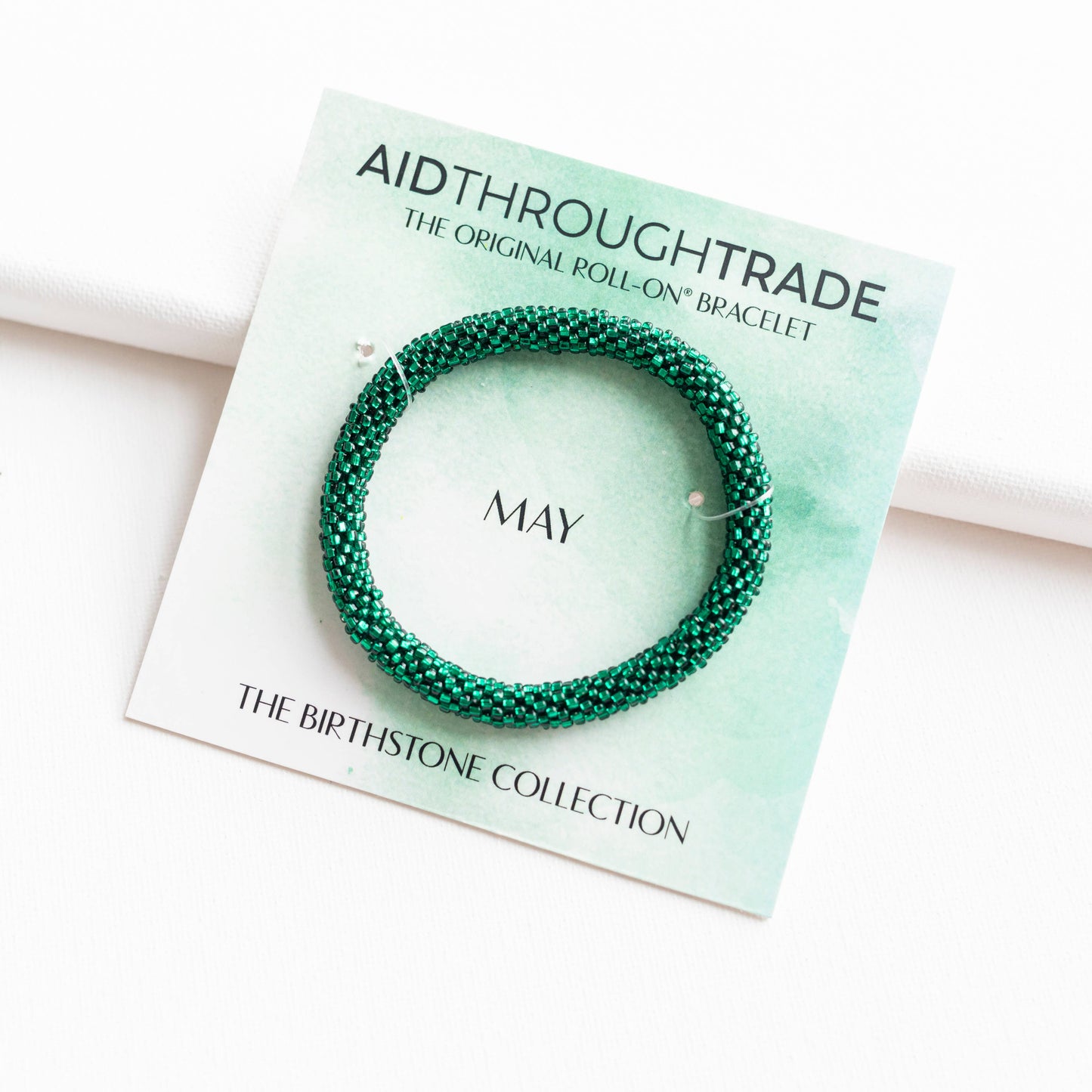 Roll-On® Bracelet - May Birthstone