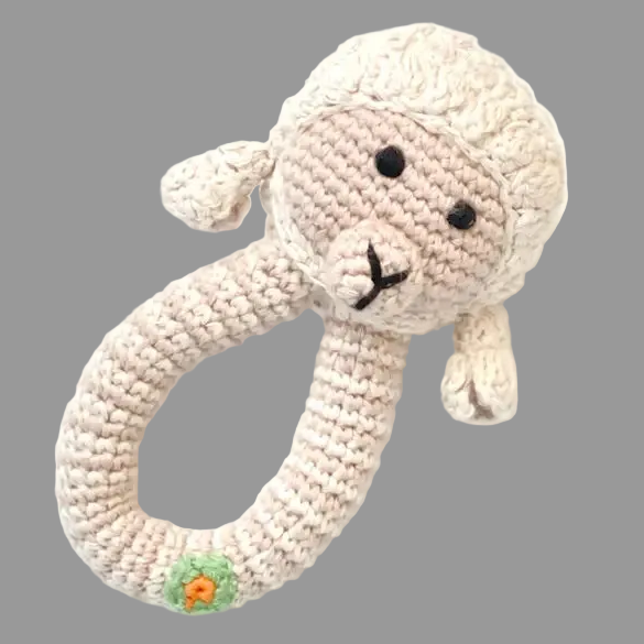 Plush Lamb Rattle